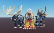 Size comparison, front view