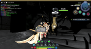 Previous skin after growing - yellow spots remain yellow, the rest resetted to default.