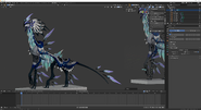 Rigged Boreal Warden in Blender