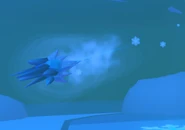 The Ice Yeti projectile