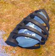 Khiku's Legacy carcass when killed, features black bones and pale blue flesh