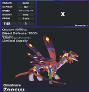 Zoocuu in the Legacy main menu