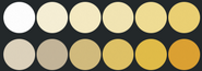 Banishii's primary color palette
