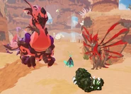 When the mini-game ends or players are too far away, other creatures are not affected by the visual change.