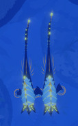 Custom Dwarfism Slaiorn (right) next to Custom Regular Slaiorn (left), seen from above