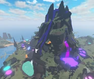 Volcano Island during the event