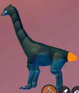 Old custom Glow Tail Coniferon, highlighted and without the greenery covering