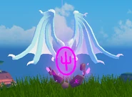 The pink rune