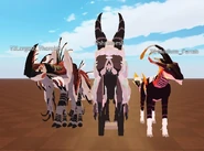 Ushrumesh Front.png (401 KB) Size comparison with Therokis and Ferrah, front view