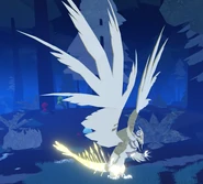 Old Glow Tail Banishii; note the glowing thumbs, thighs, and feet