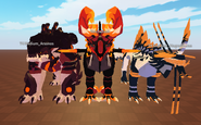 Torcherouk's size compared to that of Arsonos and Magnarothus