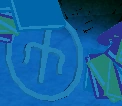 Location 5/6 of the 21 Pilots Symbol