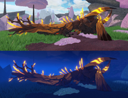 Glimmer female Tornir during day and night