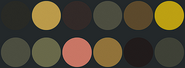 Yggdragstyx's primary color palette