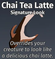 Chai tea latte
