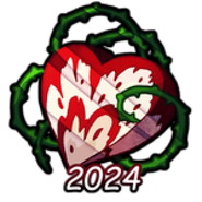 Badge of Valentines 2024 based off Oxytalis