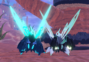 Dwarfism default (right) and custom regular Glimmer (left) Flickaflie