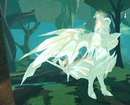 Leucistic Danténos, 3/4 view