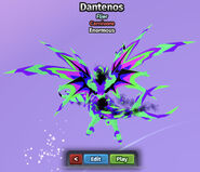 Bewitched Danténos, back view