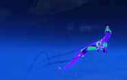 Bewitched Norskogg; note that its flying trail effect is black
