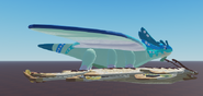 Chamei size comparison, side view