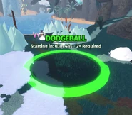 Dodgeball minigame