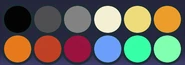 Momola's primary color palette