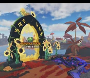 Harvent Maze mini-game located at the Volcano.
