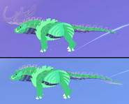 Ghosty male (above) and female (below) Therolachus