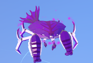 Previous Amethyst Kavouradis; note the grey areas