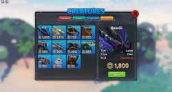 Robux Creature Shop, 26th September 2023