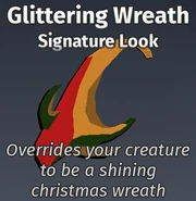 Glittering wreath
