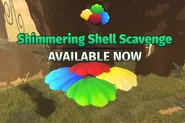 Shimmering Shells Scavenge minigame