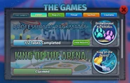 The Games mission menu
