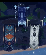 Banners of Angelic Warden, Eigion Warden, and Boreal Warden