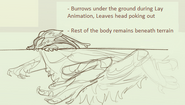 Grysallmog's laying animation sketch