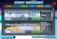 Event Missions menu during part 3