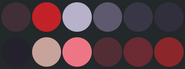 Volnoirve's primary color palette