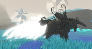 Custom Glow Tail Aseliorus highlighted in-game