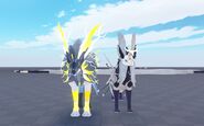 Size comparison with Aereis, front view