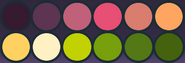 Cantapodi's primary color palette