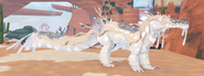 Leucistic Nymphasuchus in-game, at day