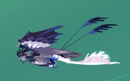Original custom Glow Tail on former Etheralotus model; note the glowing thighs and feet