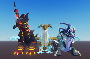 Lucensia's size compared to that of Iztajuatl and Novus Warden