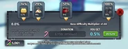 The donation window before part 3 of the event
