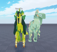 Size comparison with its previous model, front view