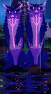 Gigantism (right) and normal (left) Zokzis