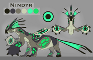 Original Nindyr concept art (female)