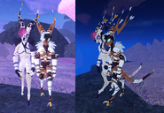 Custom Gigantism (left) and Piebald (right) Idrabark