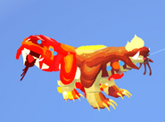 Old custom Glow Tail + Glimmer Kretśnik; note the glowing parts on the hind legs